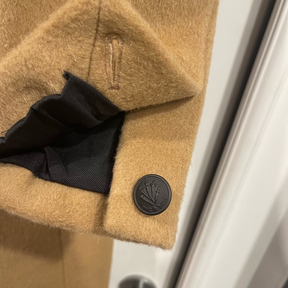 Rag & Bone |Wooster Wool Blend |Camel Coat Size 8 - Picture 13 of 16